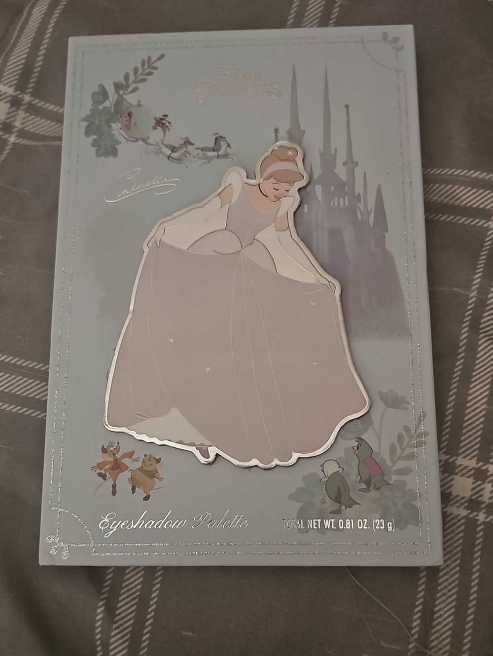 Disney Cinderella Eyeshadow Palette in Light Blue and Silver